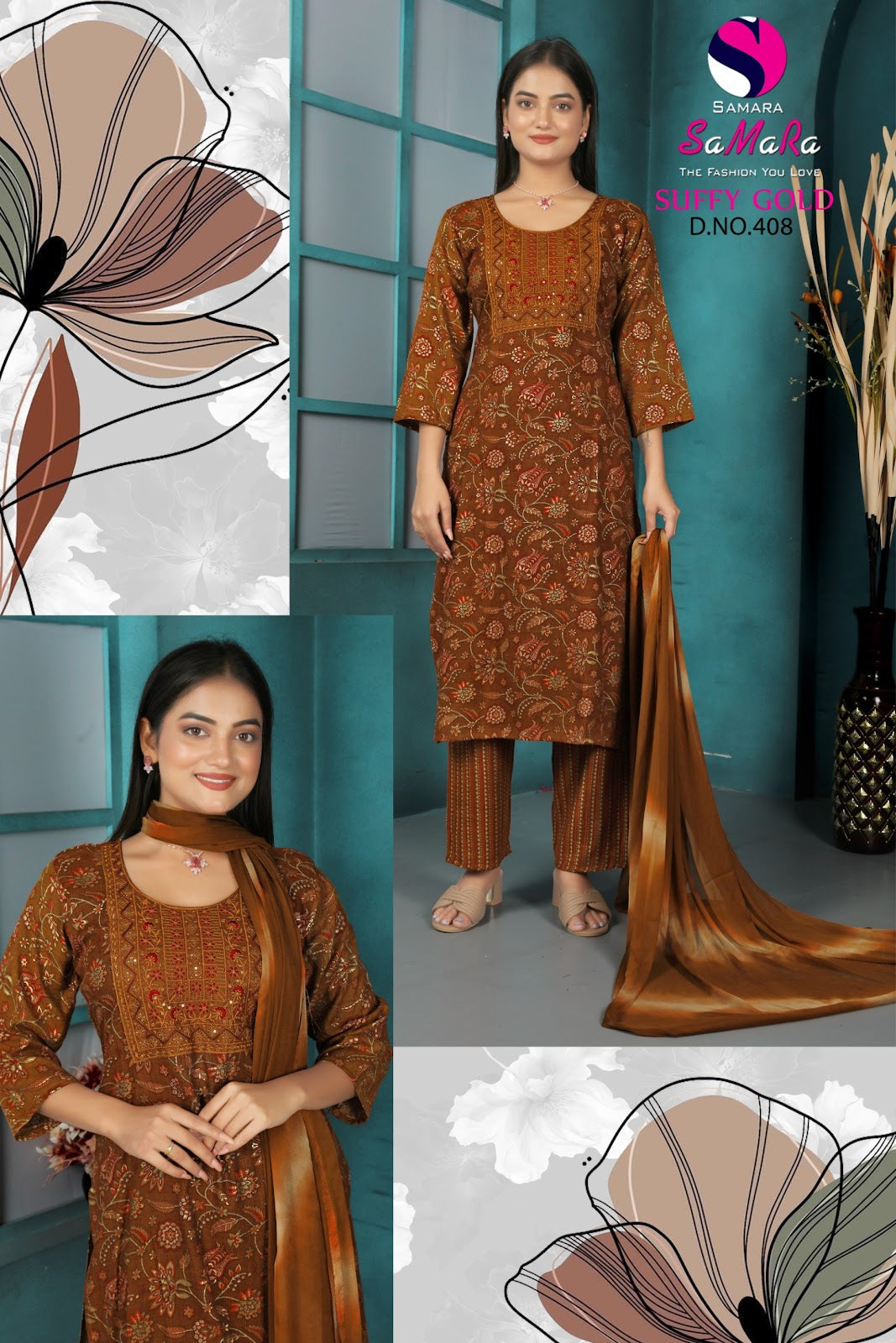 Suffy Gold Vol 4 Samara Capsule Readymade Pant Style Suits Manufacturer Ahmedabad