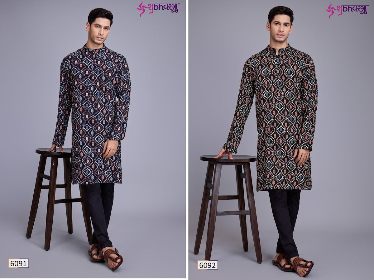 Vastra Vol 9 Shubhvastra Rayon Mens Kurta Supplier Ahmedabad