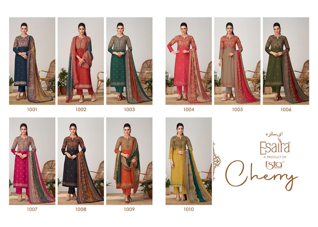 Cherry Esta Sahiba Pashmina Suits