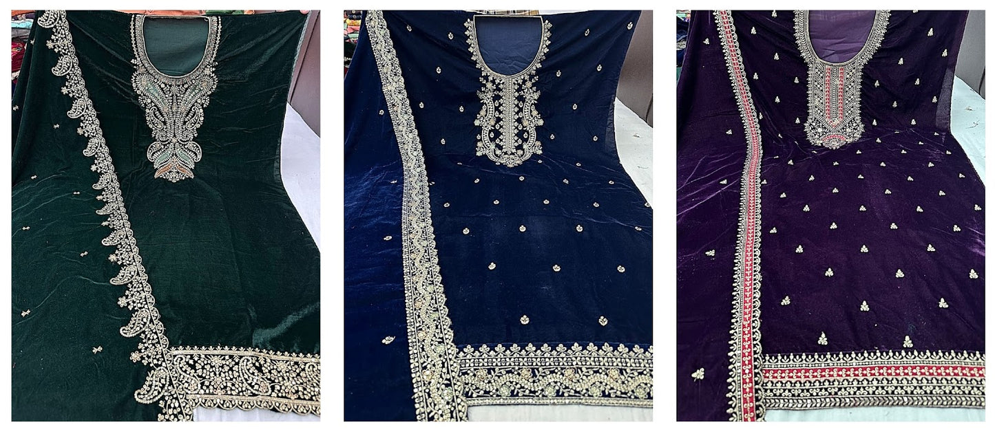 Duck Nayandeep Velvet Suits
