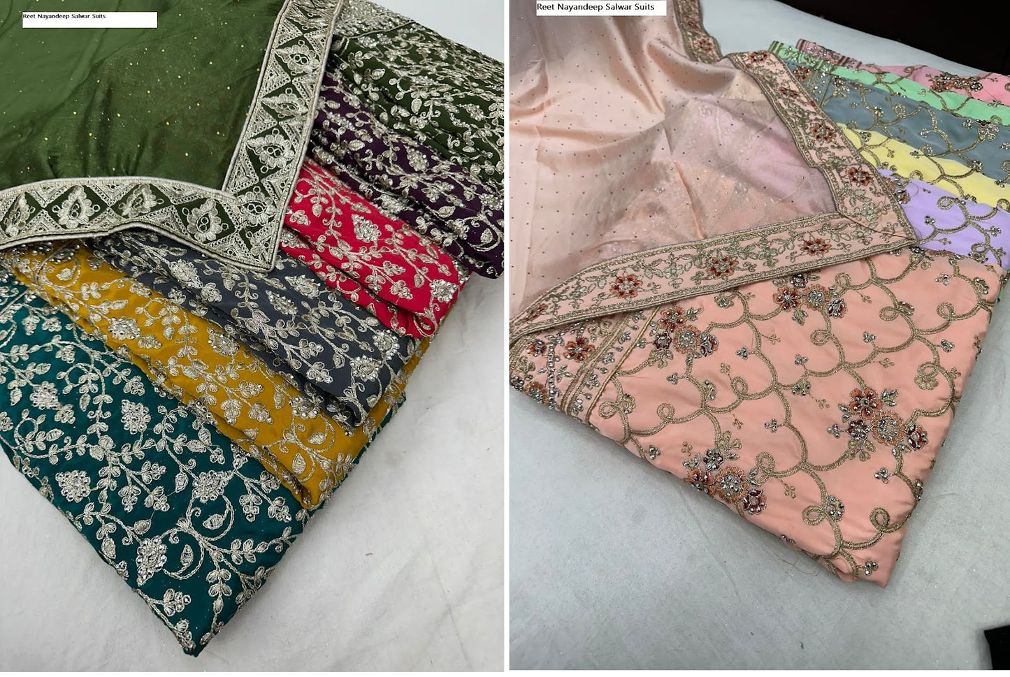 Reet Nayandeep Crape Salwar Suits