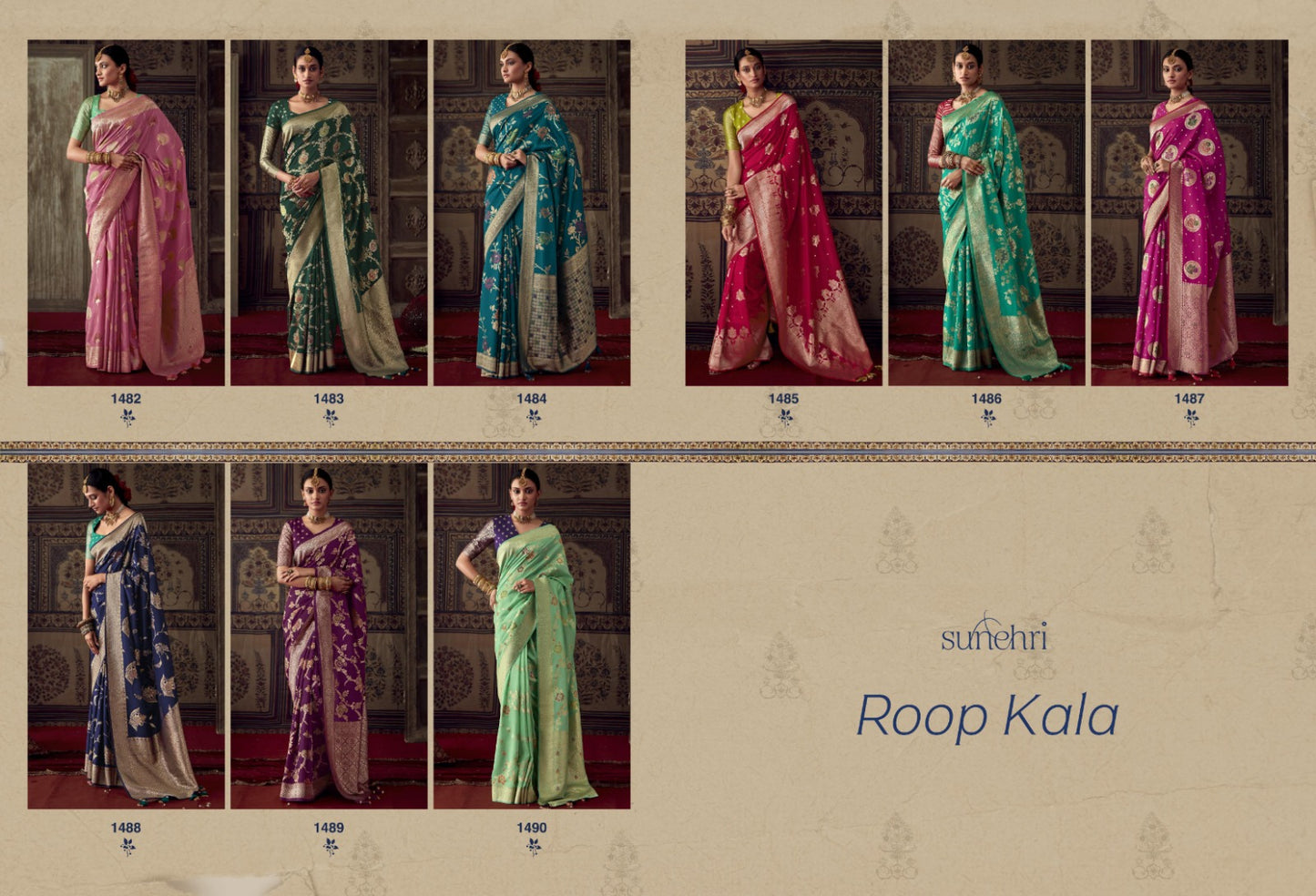 Roop Kala Sunehri Banarasi Sarees