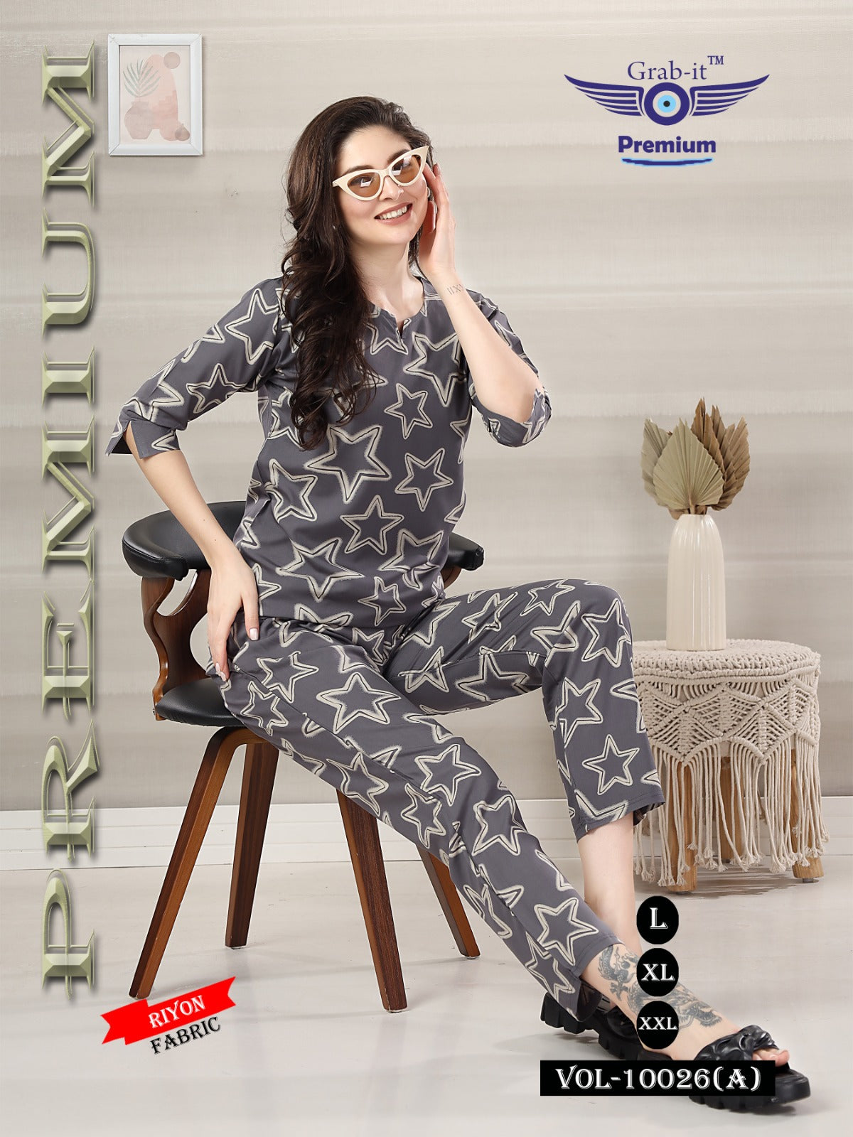 10026 Grab It Rayon Co Ord Set