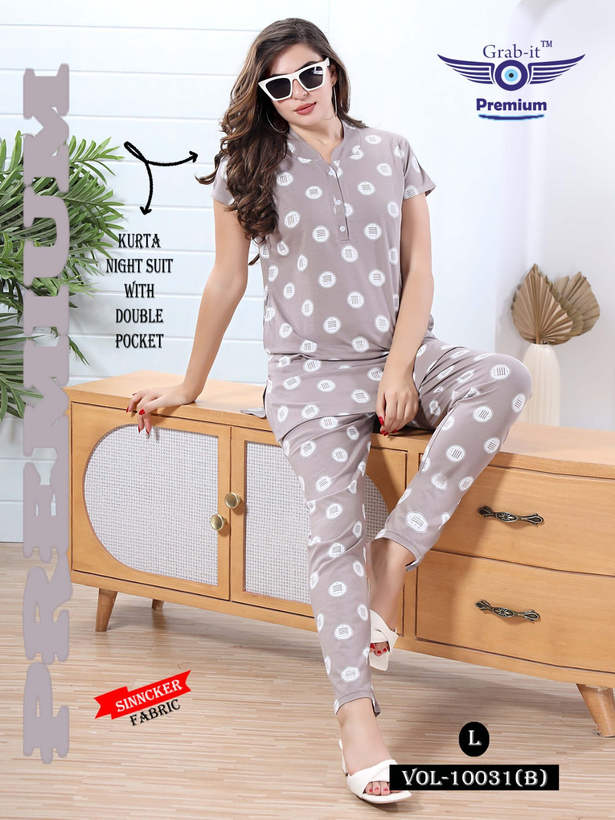 10031-B Grab It Sinker Kurta Night Suits