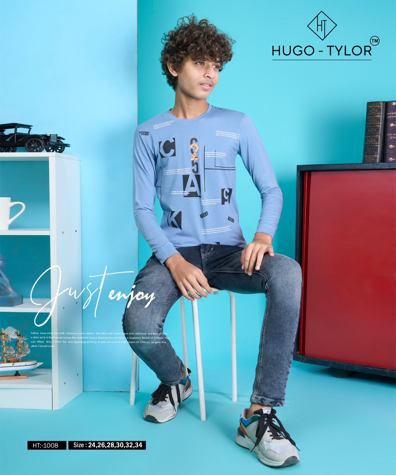 1008 Hugo Tylor Imported Boys Tshirt