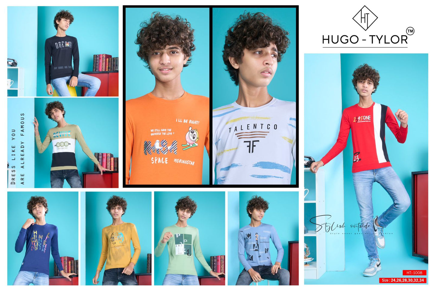 1008 Hugo Tylor Imported Boys Tshirt