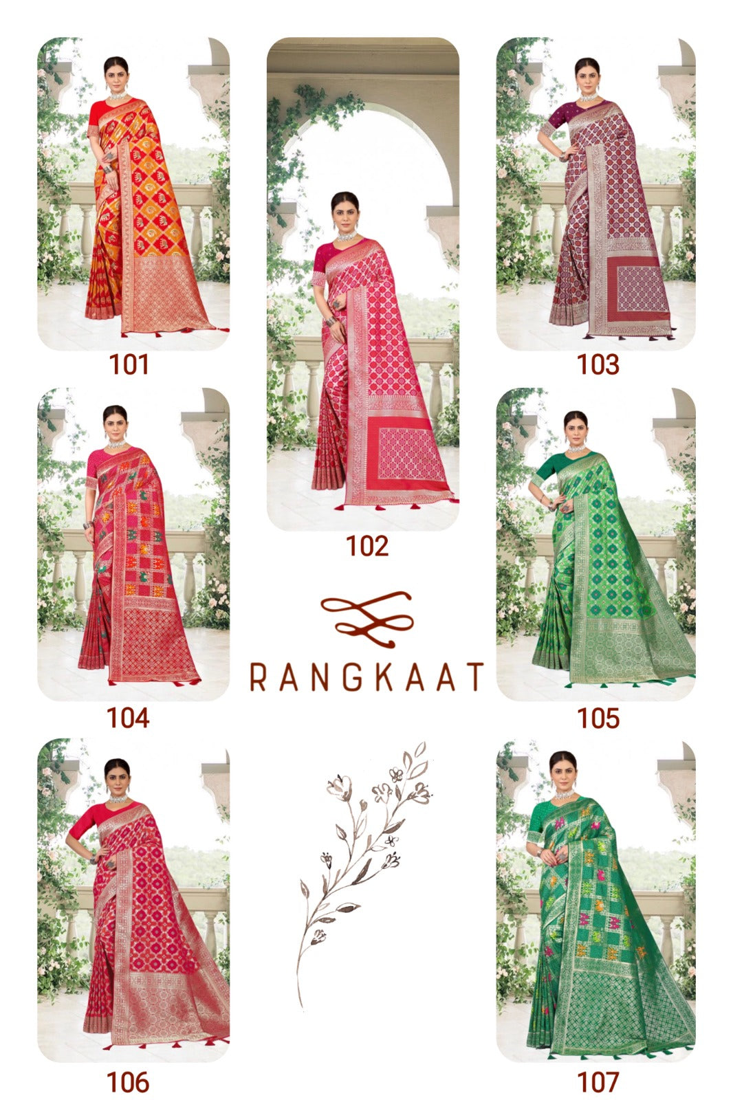 101-107 Rangkaat Sarees