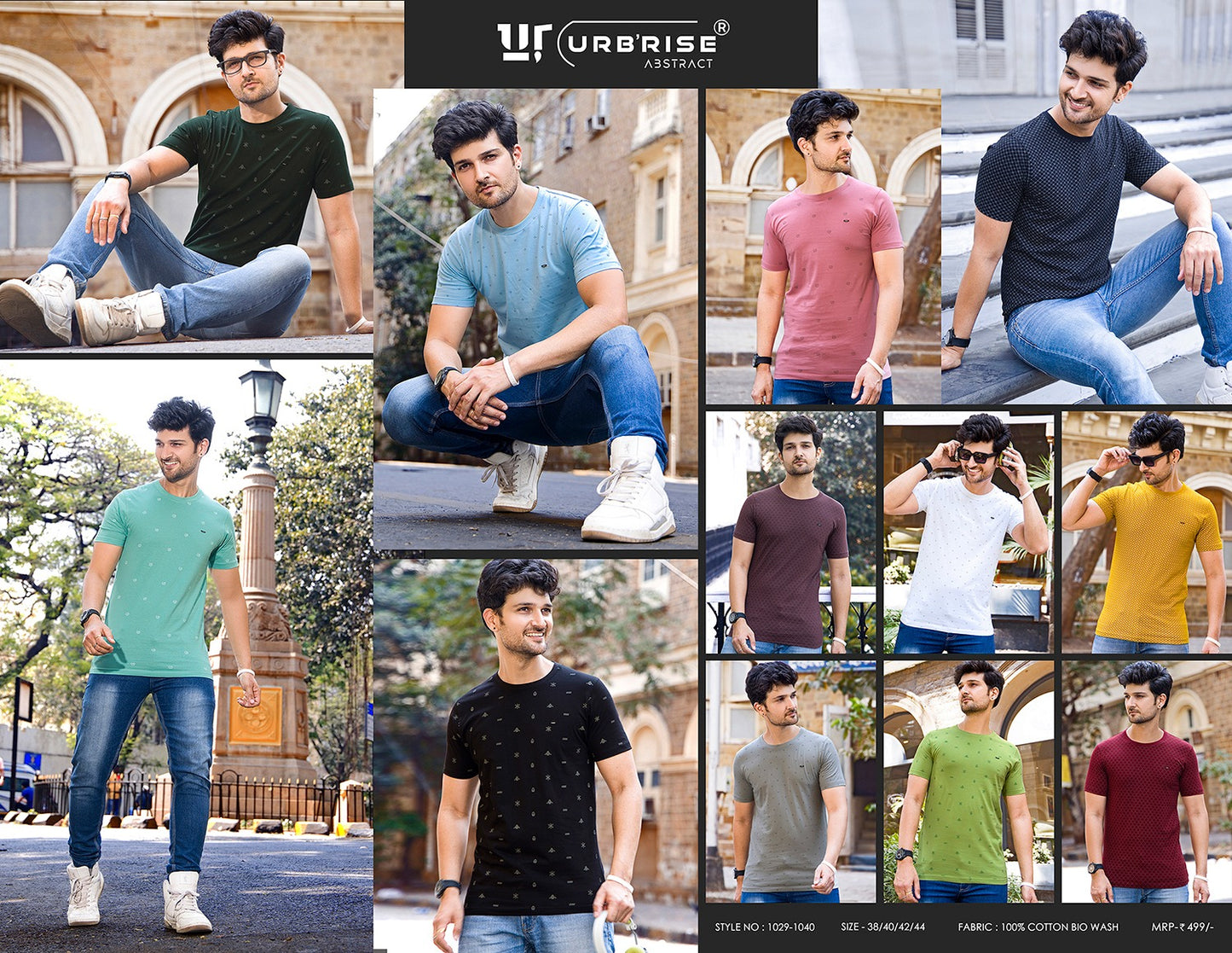 1029-1040 Urbanrise Cotton Mens Tshirts