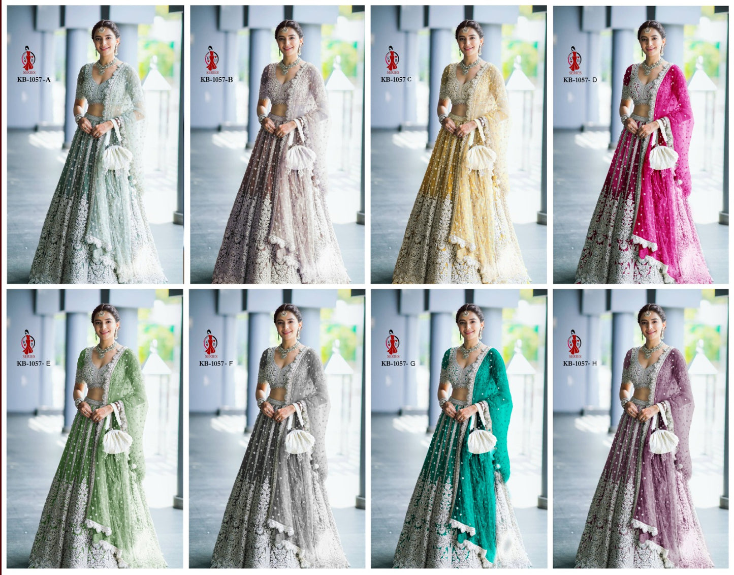 1057 Kb Series Butterfly Net Lehenga Choli