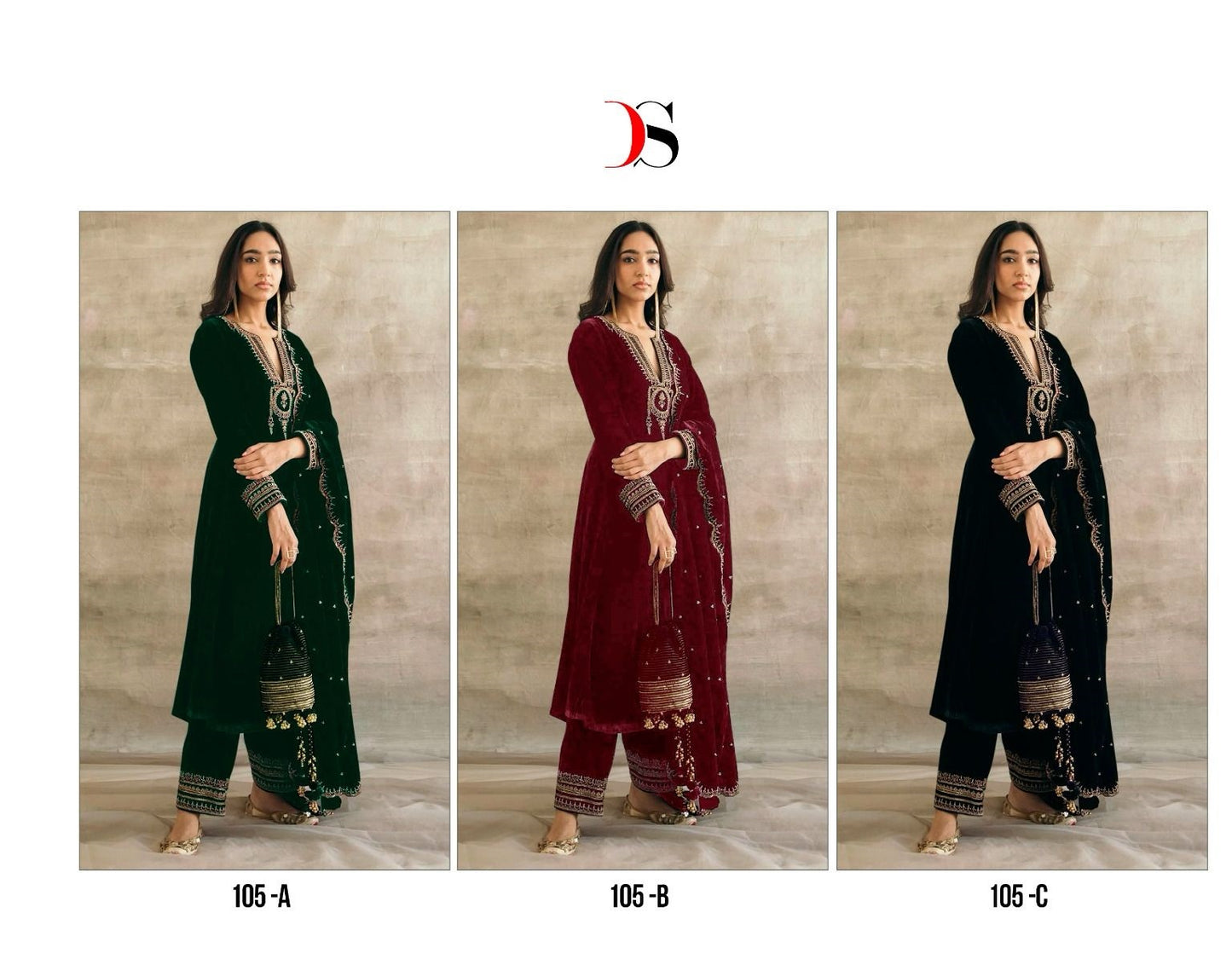105 Deepsy Velvet Suits