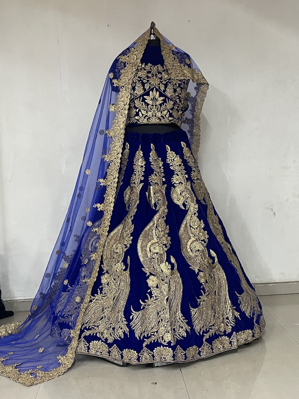 1064 Kb Series Velvet Bridal Lehenga Choli