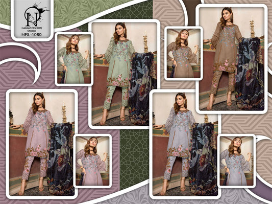 1080 Nishant Fashion Pure Fox Pakistani Readymade Suits