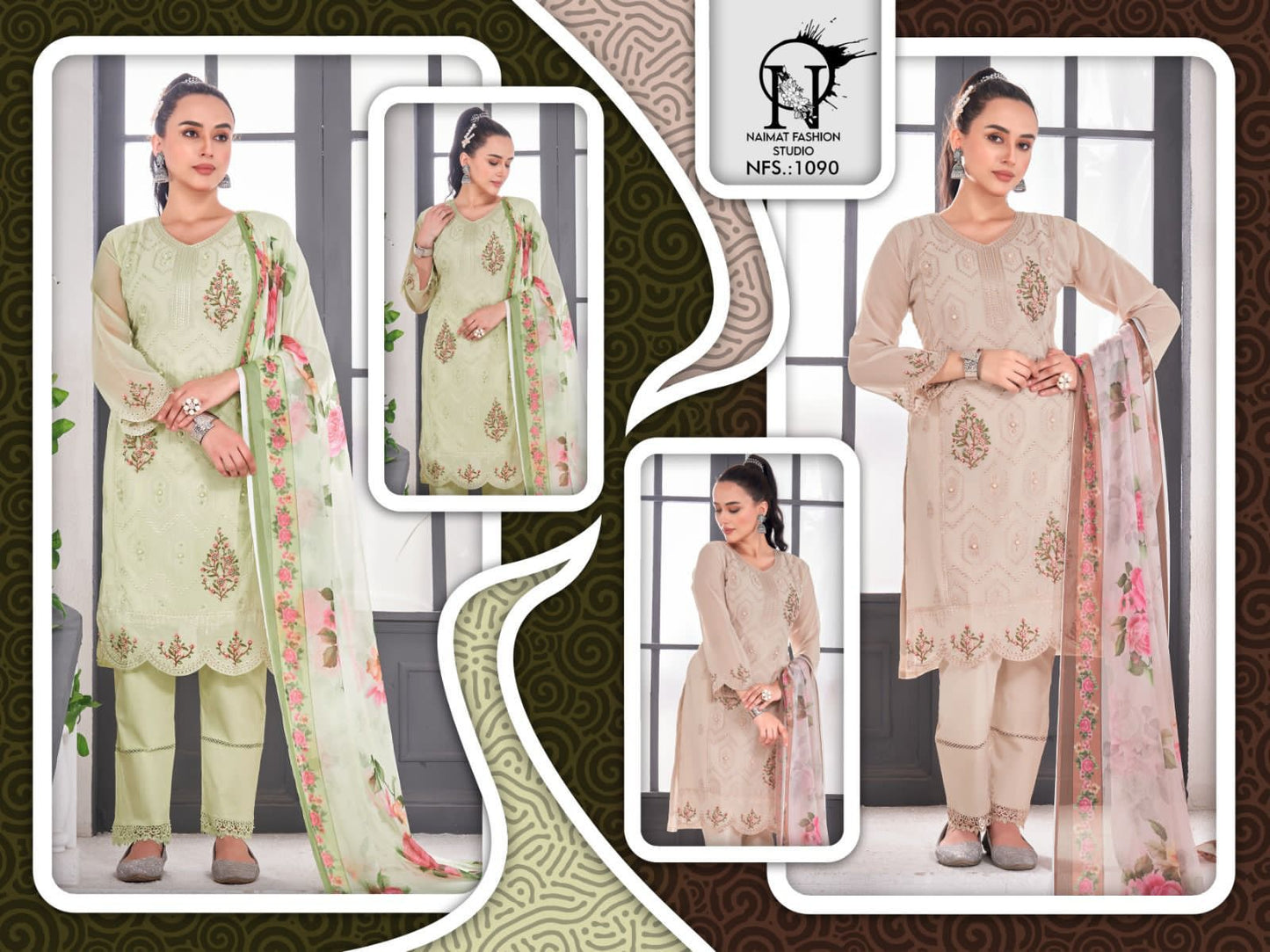 1090 Naimat Fashion Studio Pakistani Readymade Suits