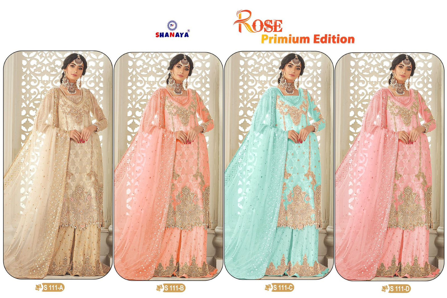 111 Colors Shanaya Fashion Georgette Pakistani Salwar Suits