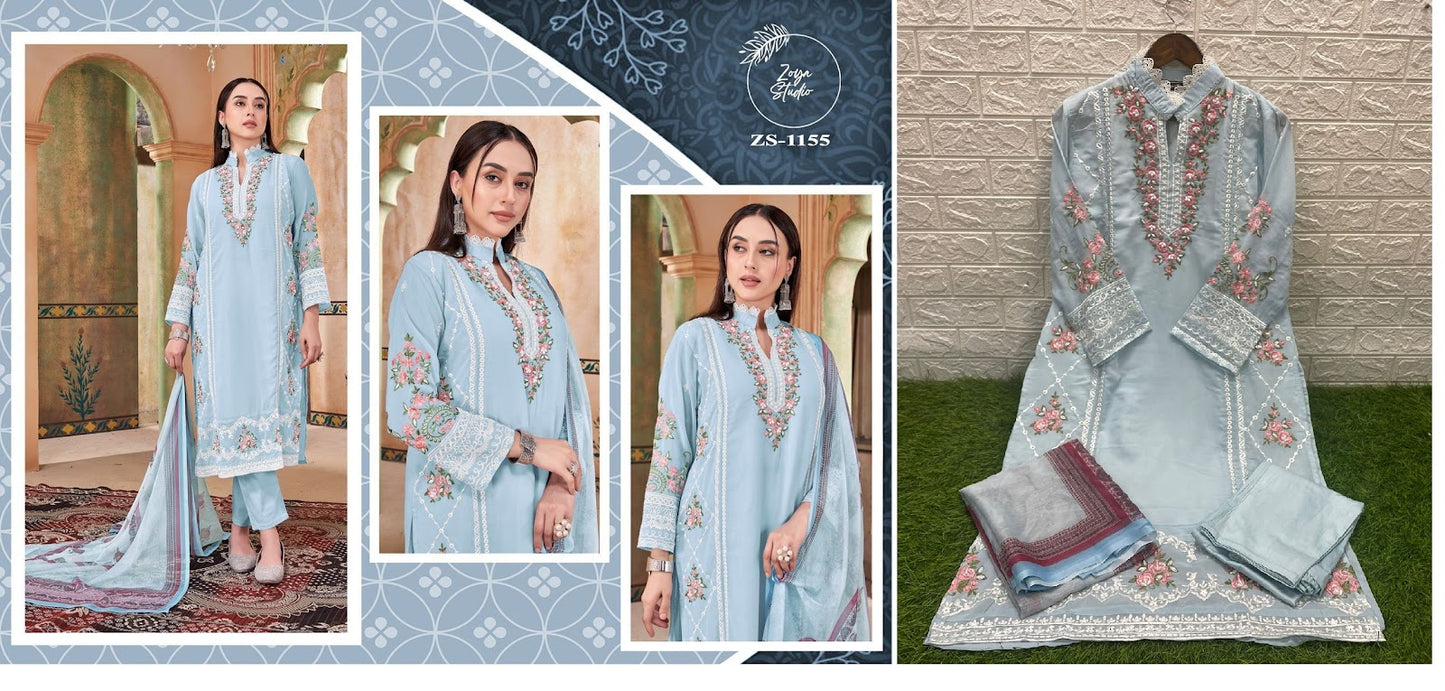 1155 Zoya Studio Georgette Pakistani Readymade Suits