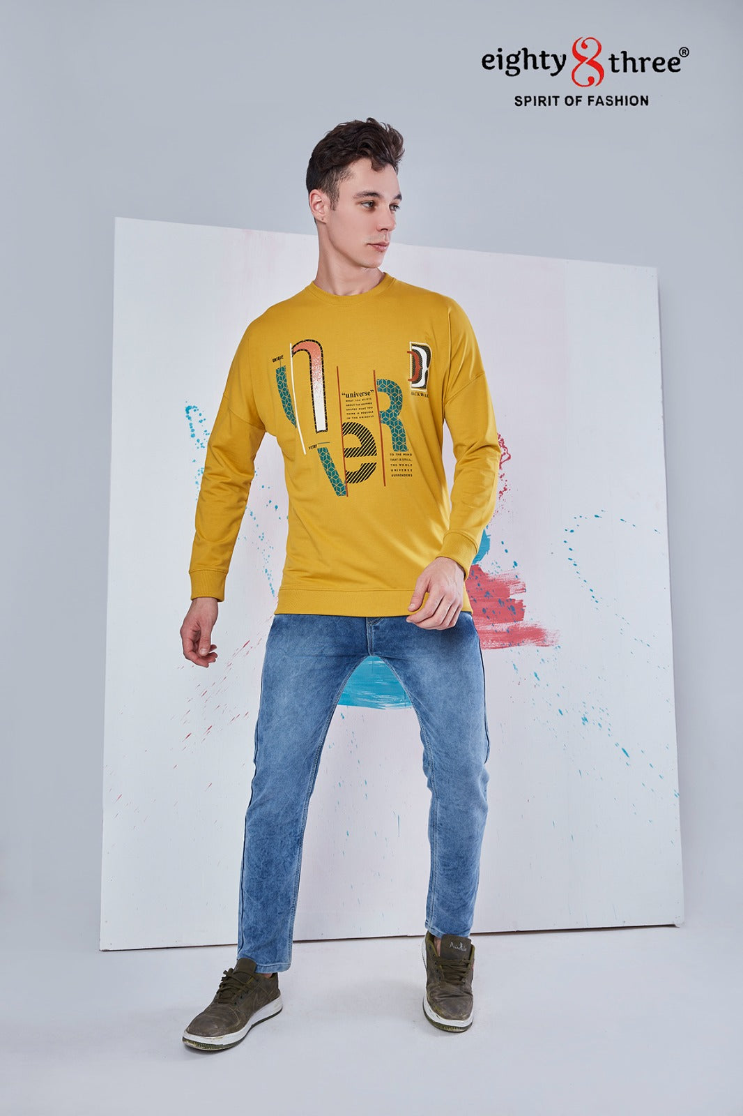 1168 Eighty Three Lycra Mens Tshirts
