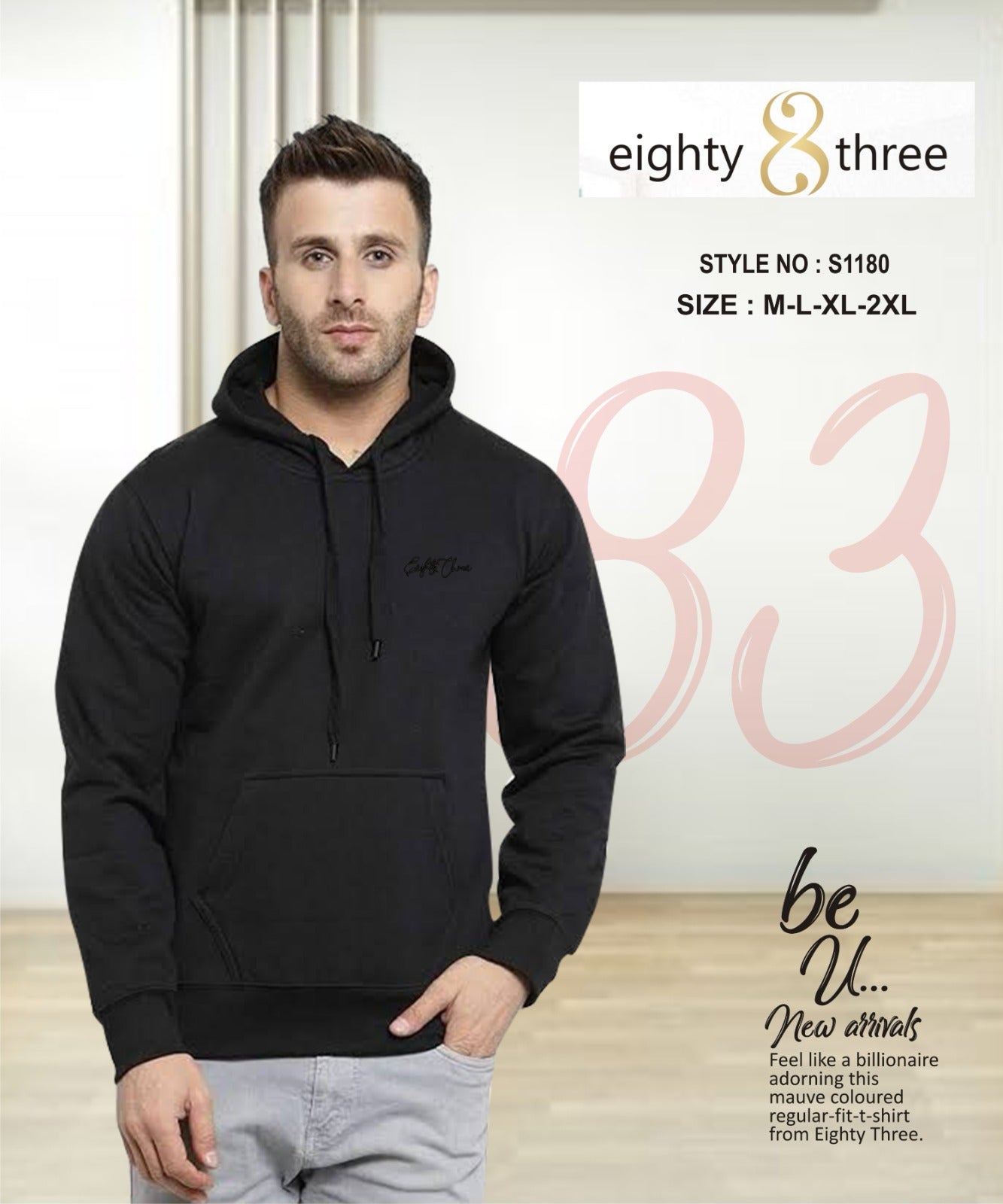 1180 Eighty Three Looper Mens Tshirts