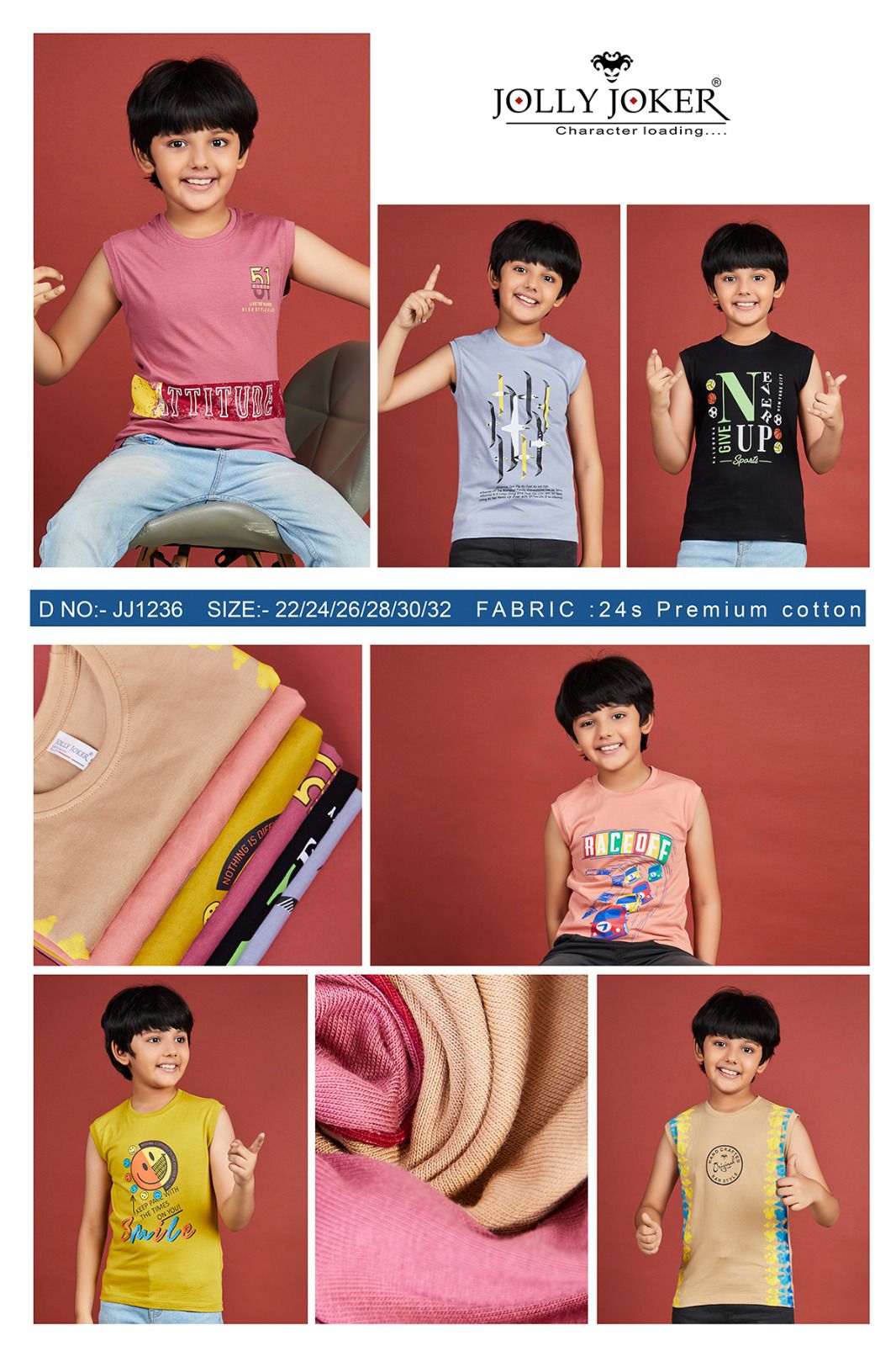 1236 Jolly Joker Bio Boys Tshirt