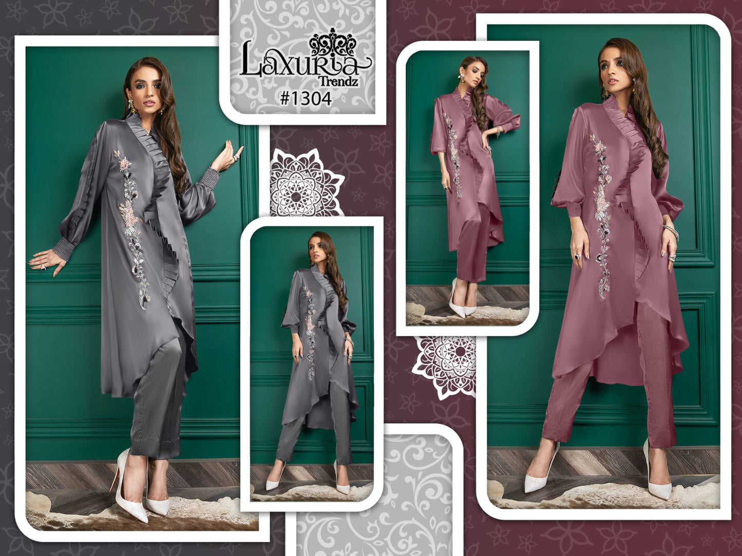 1304 Laxuria Trendz Co Ord Set