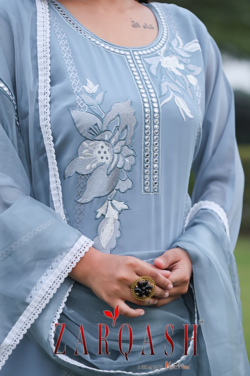 137 Zarqash Fox Georgette Pakistani Readymade Suits