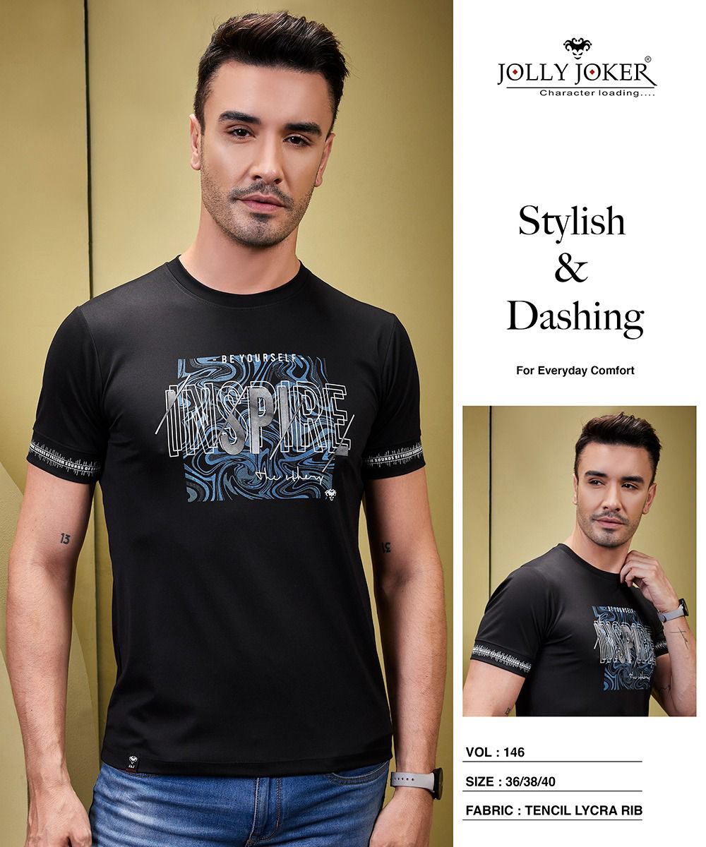 146 Jolly Joker Tencil Lycra Mens Tshirts