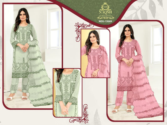 15009 Naqsh Georgette Pakistani Readymade Suits