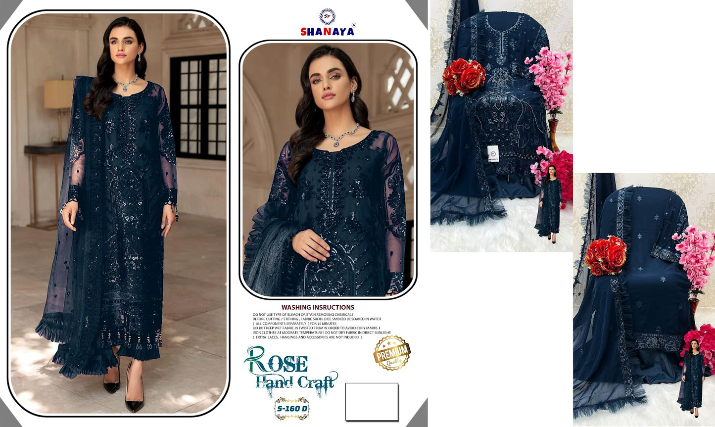 160 Shanaya Fashion Georgette Pakistani Salwar Suits