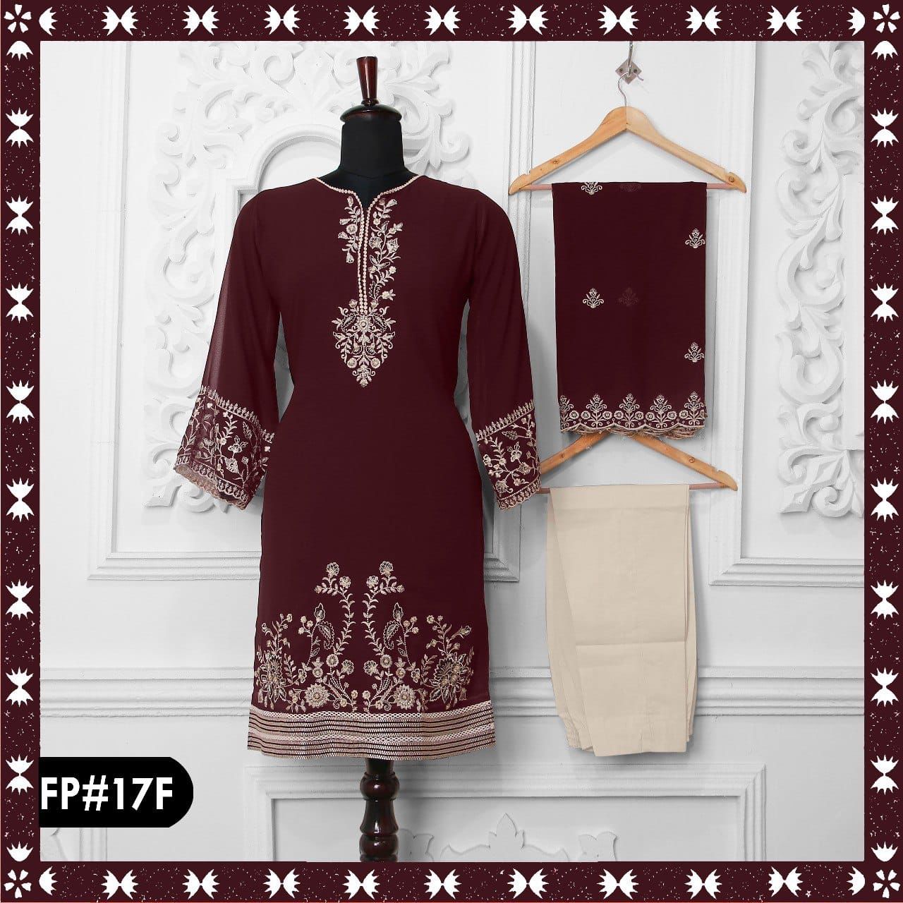 17-Colours Farwah Georgette Pakistani Readymade Suits
