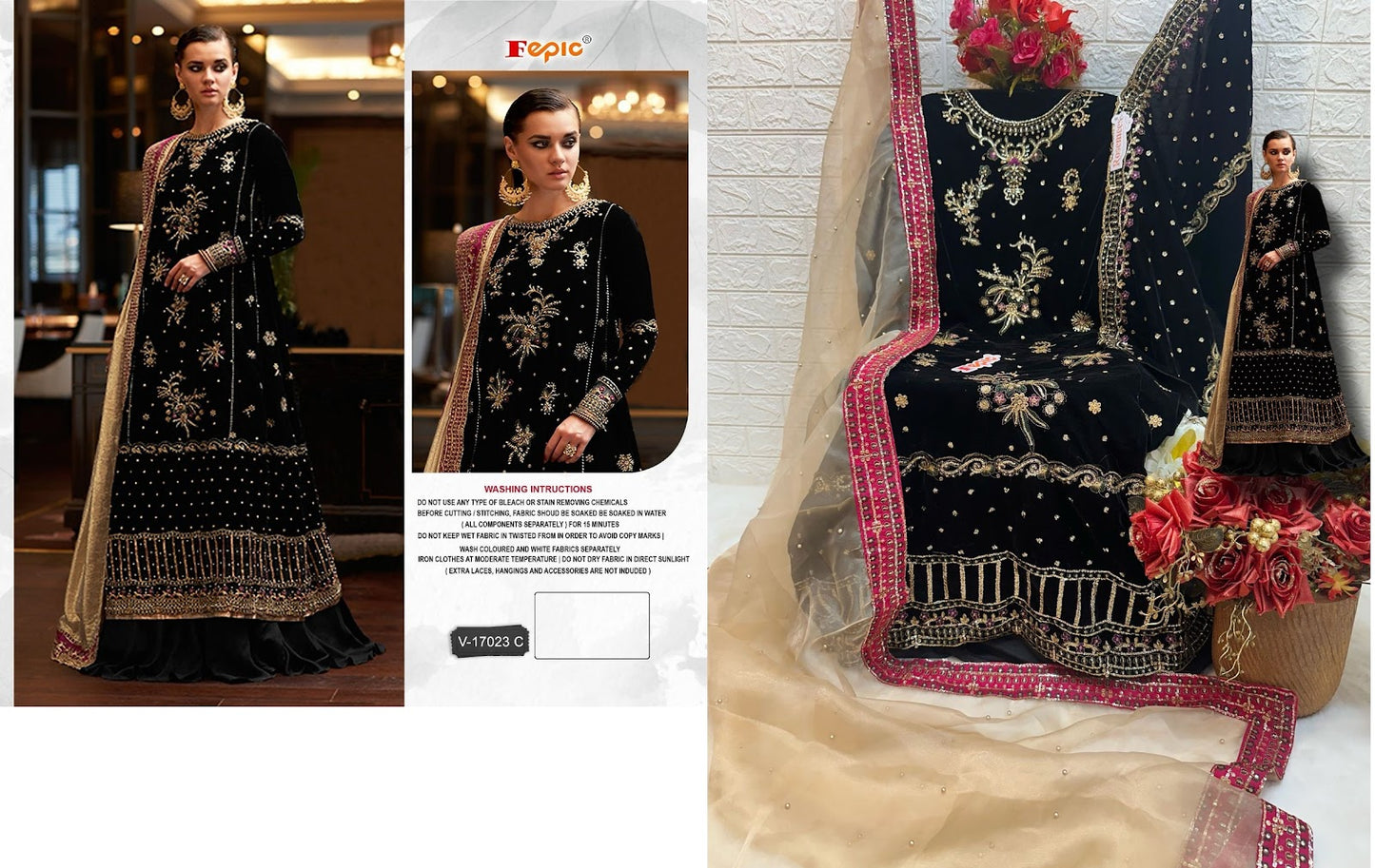 17023 Fepic Velvet Suits