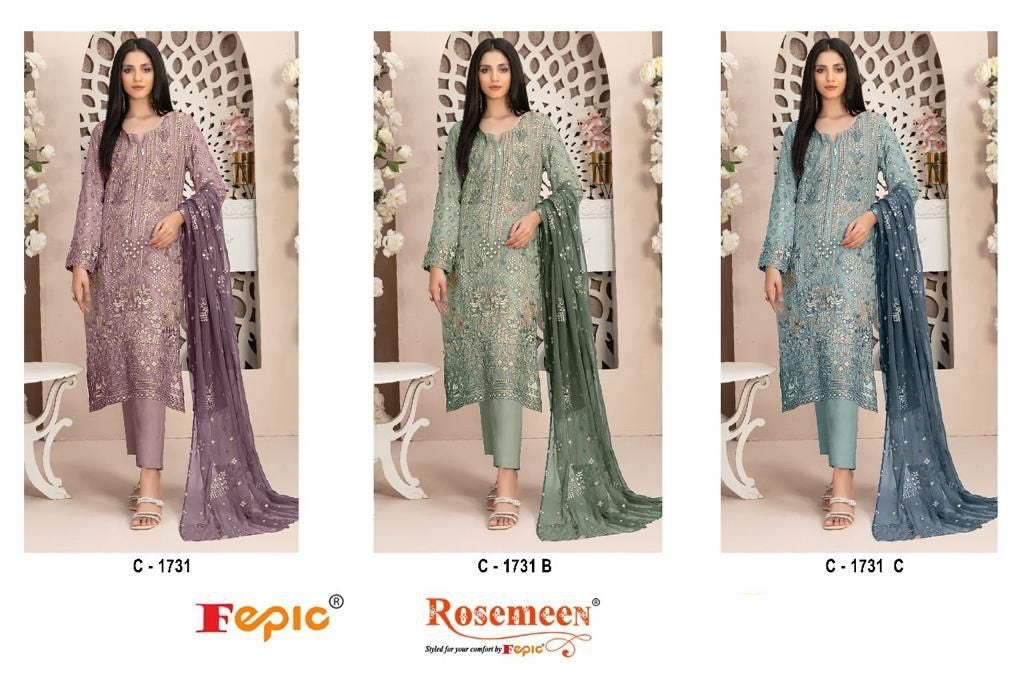 1731 Fepic Georgette Pakistani Salwar Suits