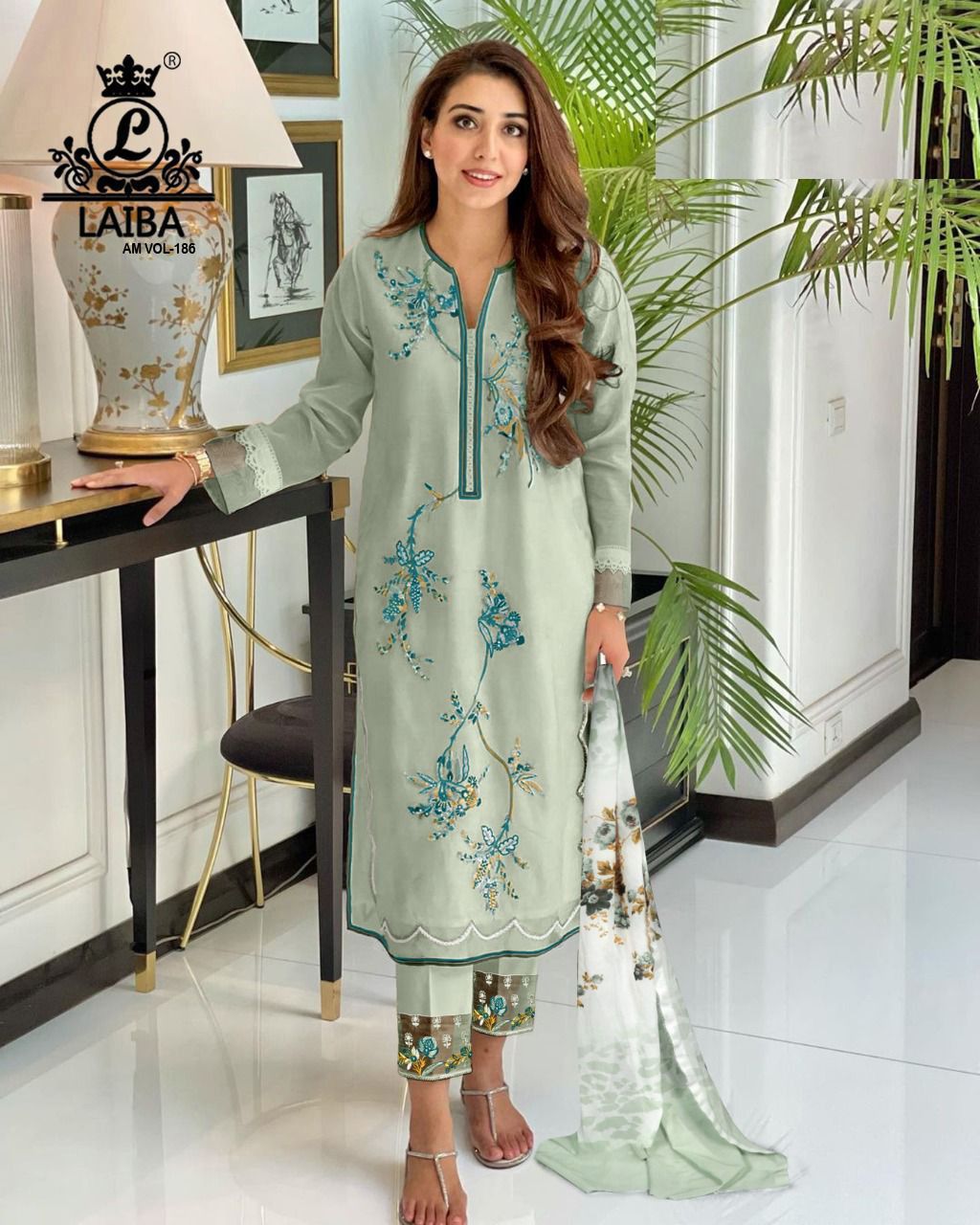 186-Colours Laiba Georgette Pakistani Readymade Suits