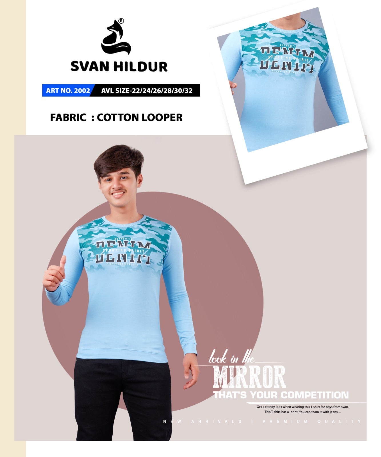 2002 Svan Hildur Cotton Boys Tshirt