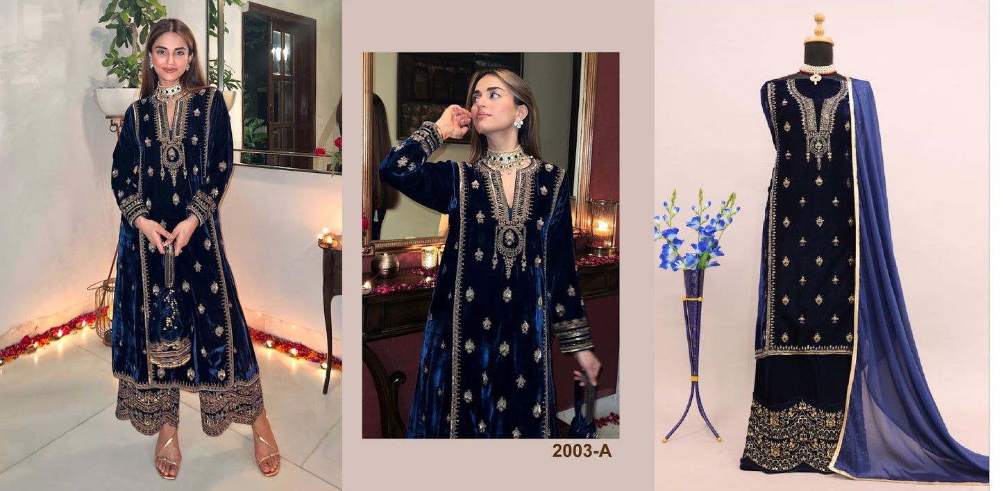 2003 Safa Creation Velvet Suits