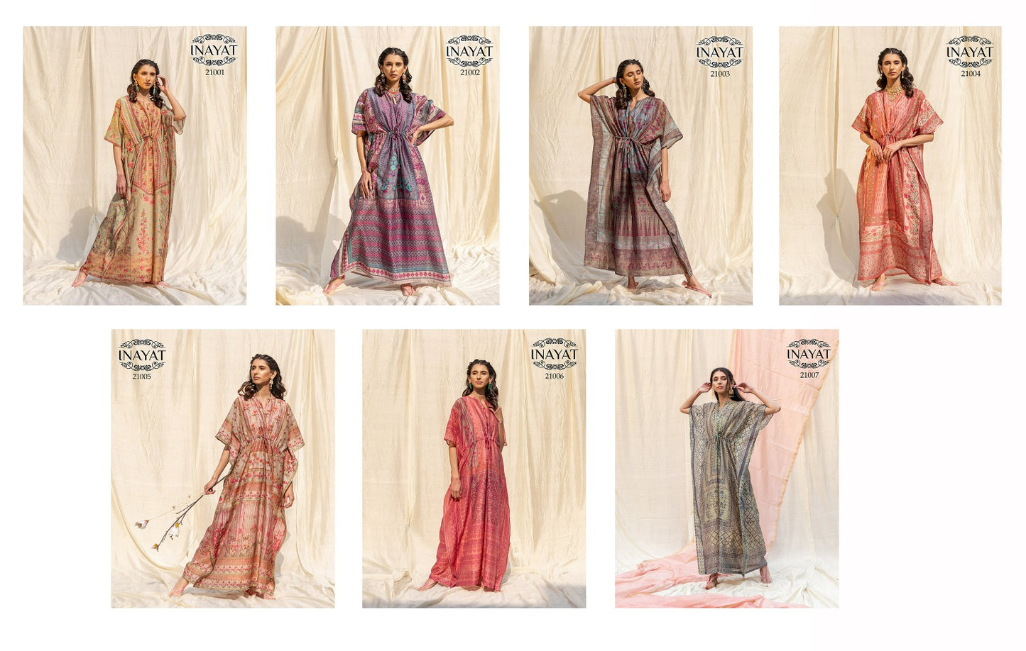 21001-21007 Inayat Silk Kaftans