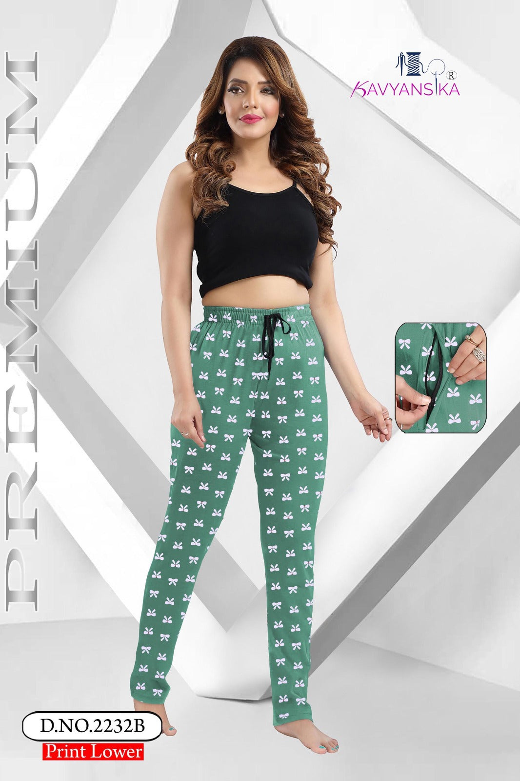 2232 Kavyansika Hosiery Cotton Women Night Lower