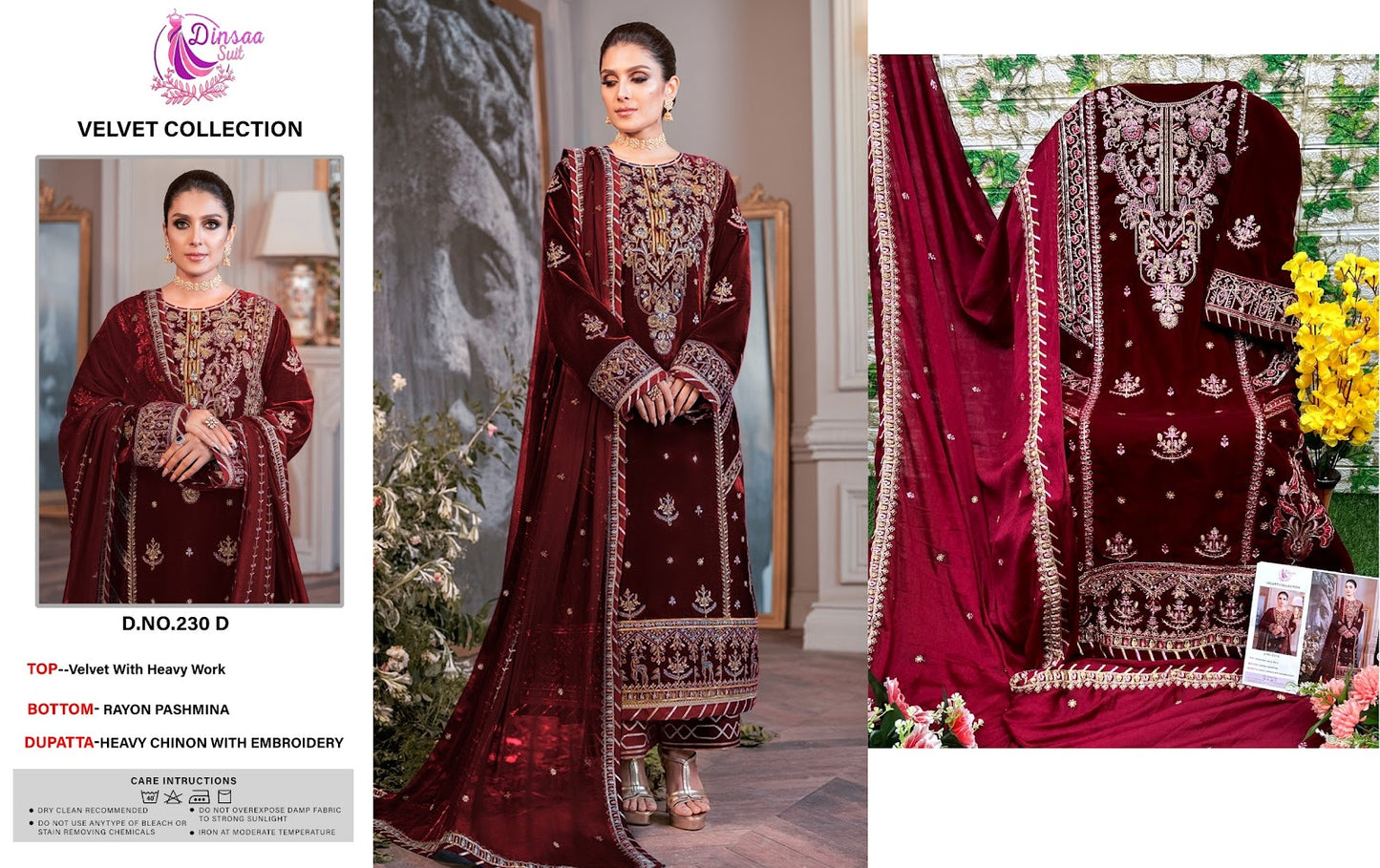 230 Dinsaa Suit Velvet Suits