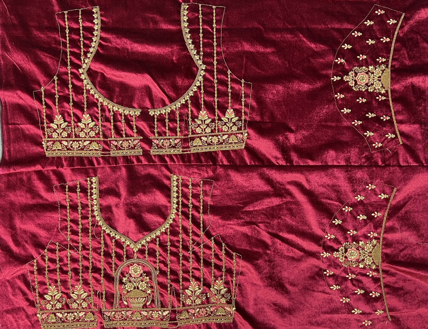 2590 Anjani Art Velvet Bridal Lehenga Choli