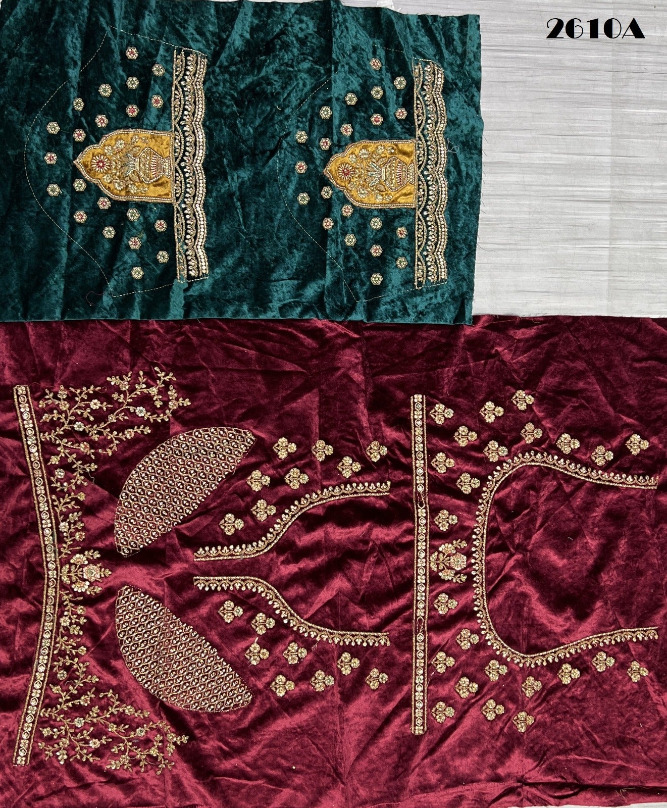 2610 Anjani Art Velvet Bridal Lehenga Choli