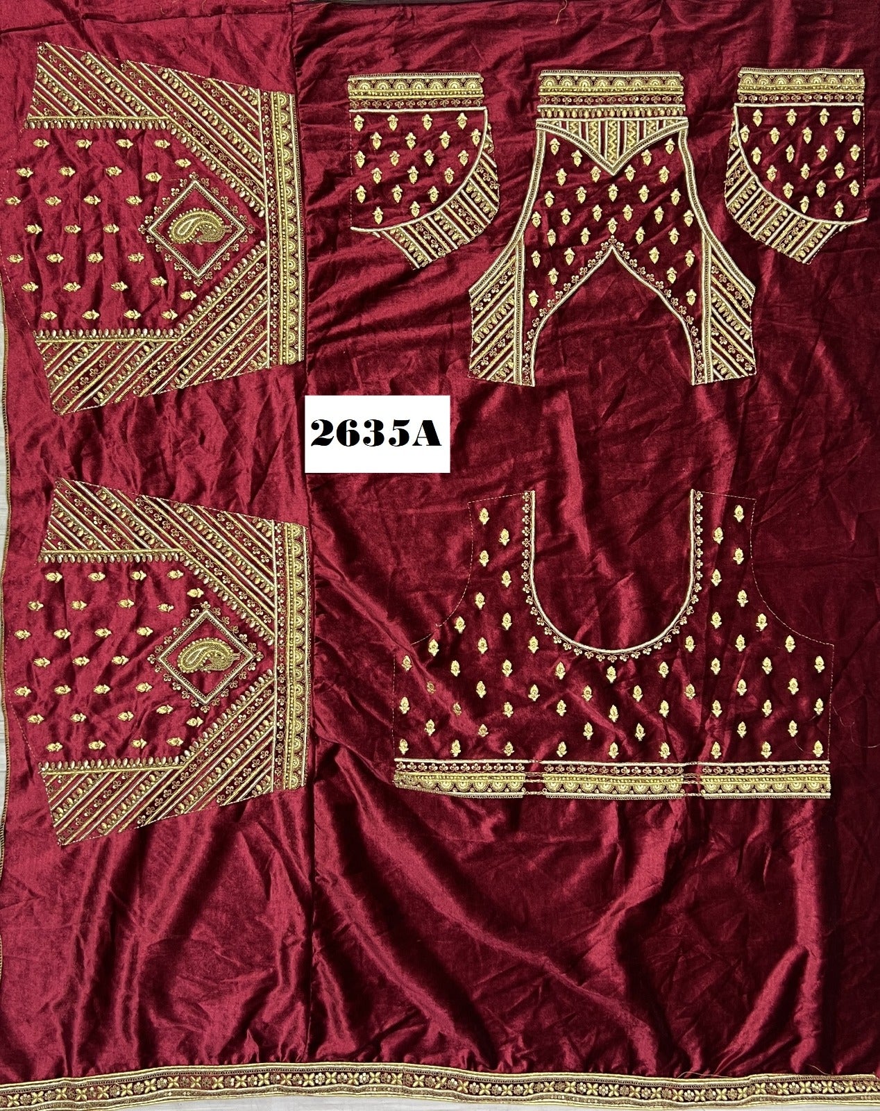 2635 Anjani Art Heavy Net Bridal Lehenga Choli