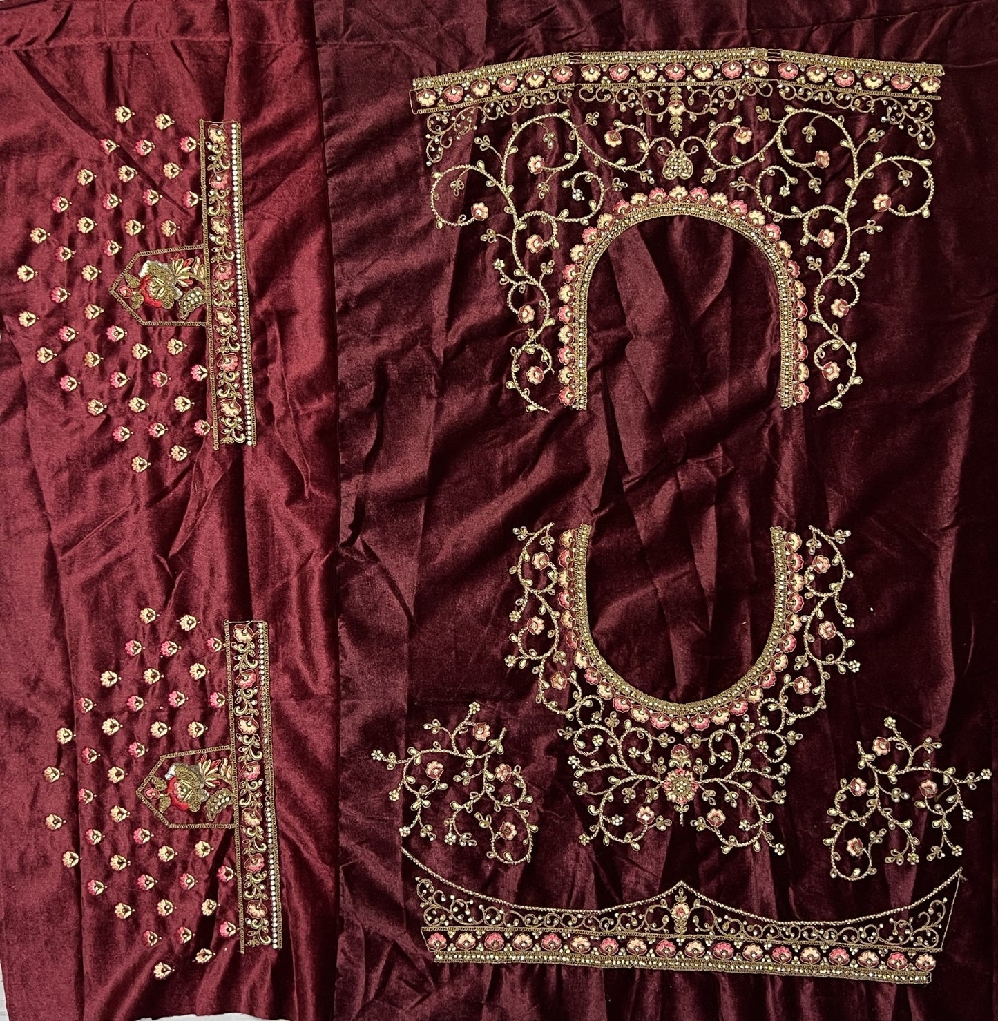 2646 Anjani Art Velvet Bridal Lehenga Choli