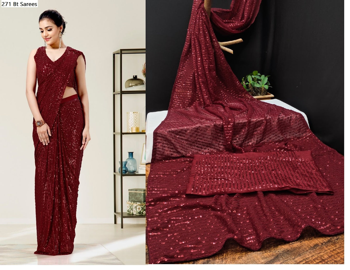 271 Bt Georgette Sarees