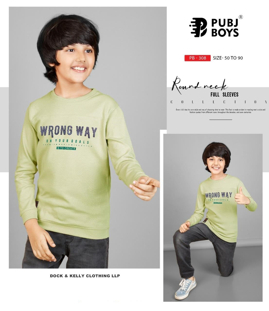 308 Pubj Imported Boys Tshirt