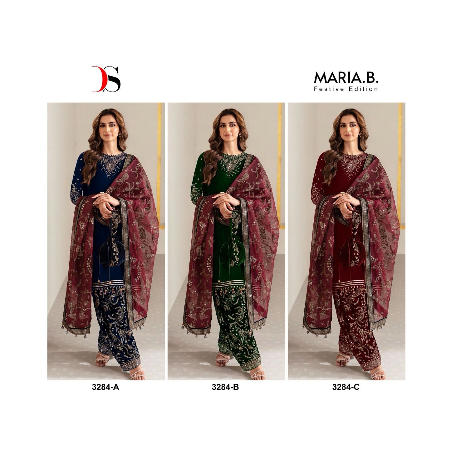 3284 Deepsy Velvet Suits