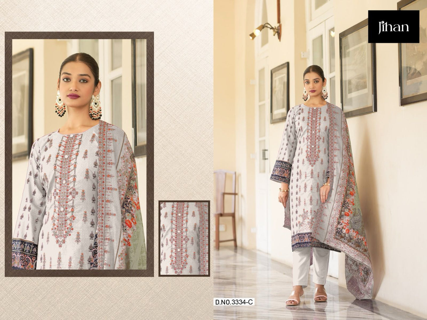 3334 Colours Jihan Lawn Pakistani Salwar Suits