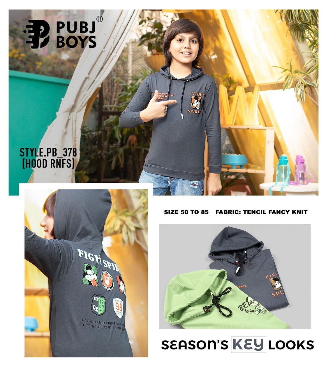 378 Pubj Tencil Boys Tshirt