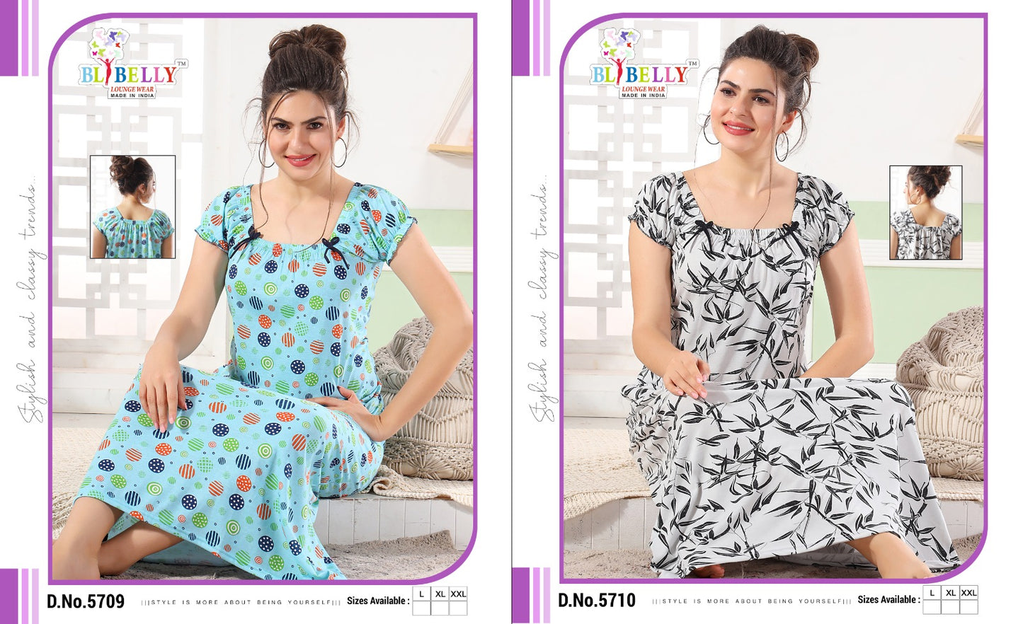 424 Belly Hosiery Sinker Night Gowns