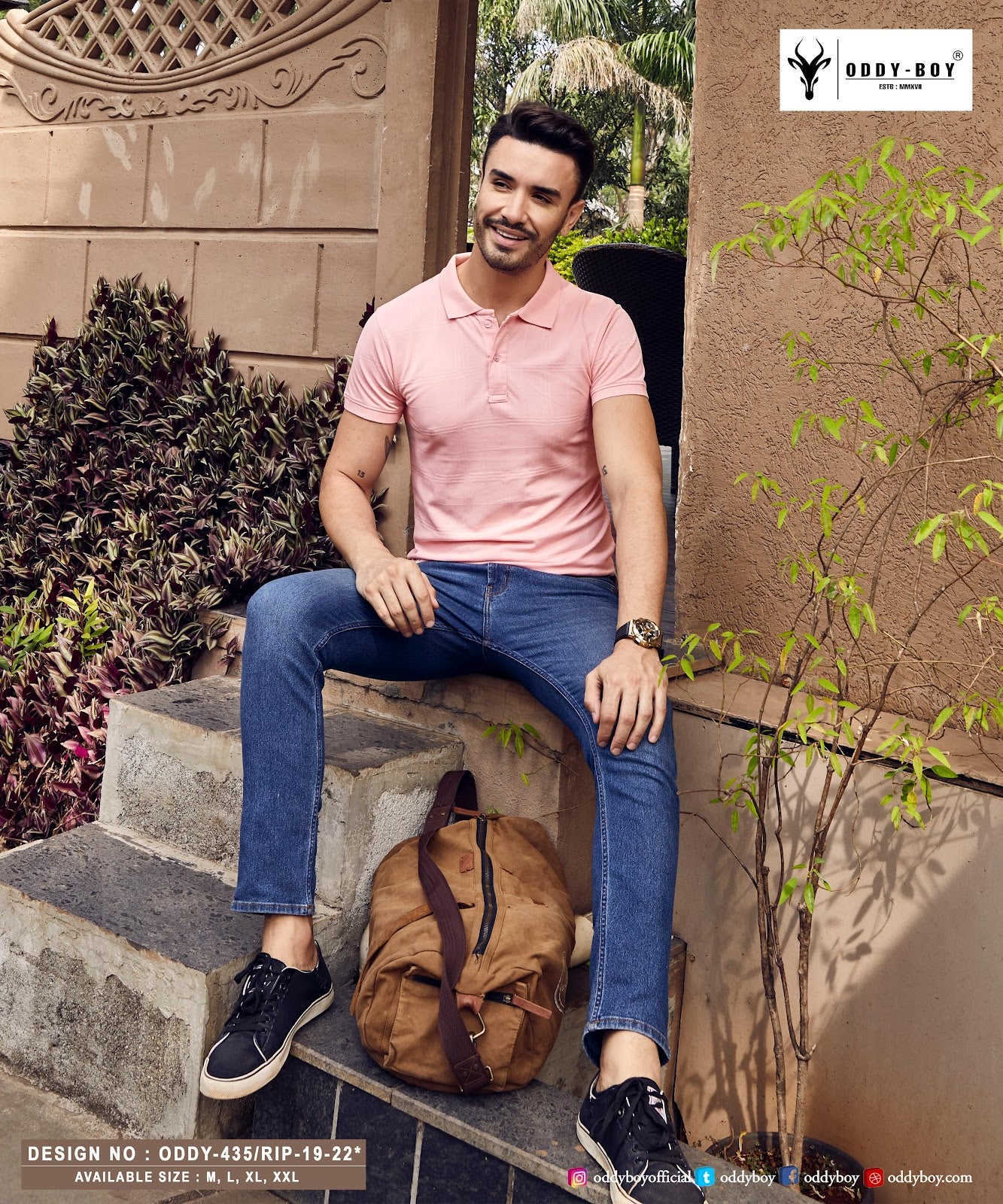 435 Oddy Boy Knit Mens Tshirts