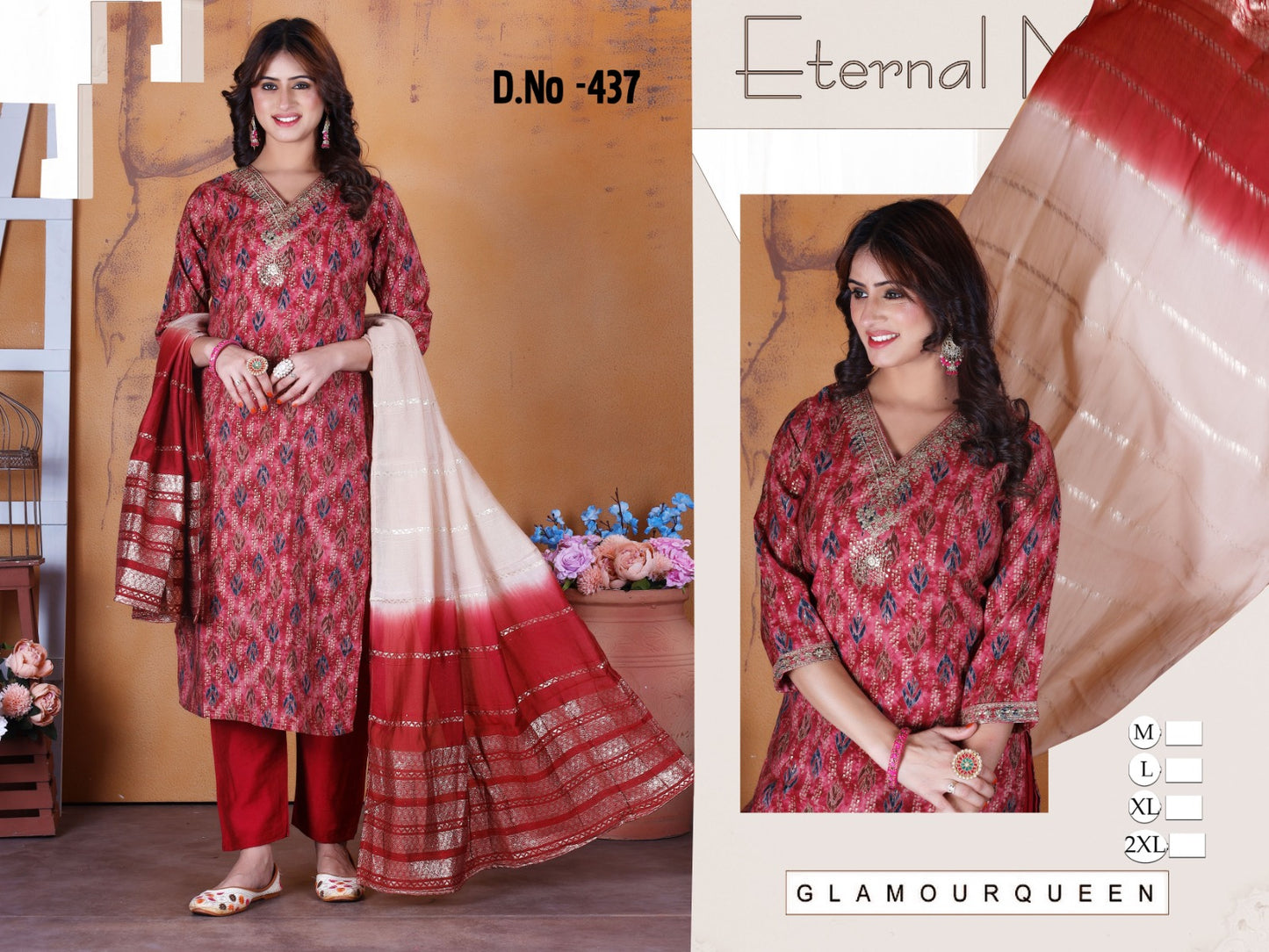 436-437 Ladli Modal Readymade Pant Style Suits