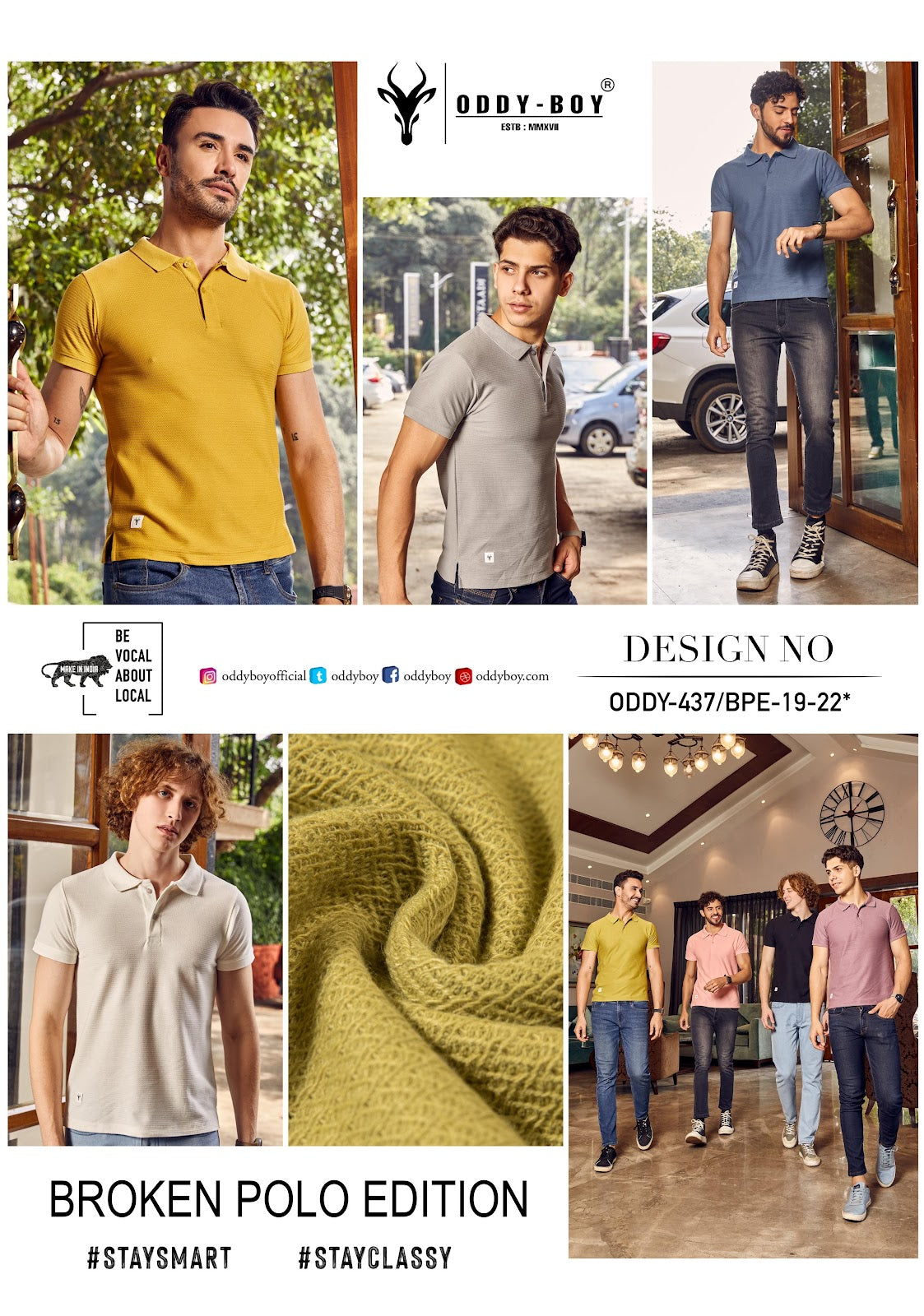437 Oddy Boy Knit Mens Tshirts
