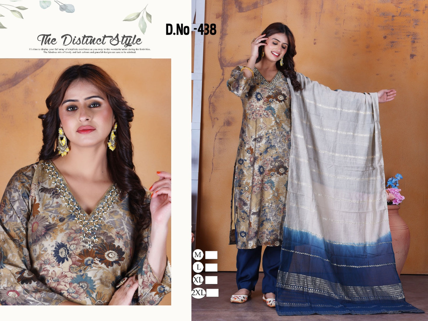 438 Ladli Modal Readymade Pant Style Suits